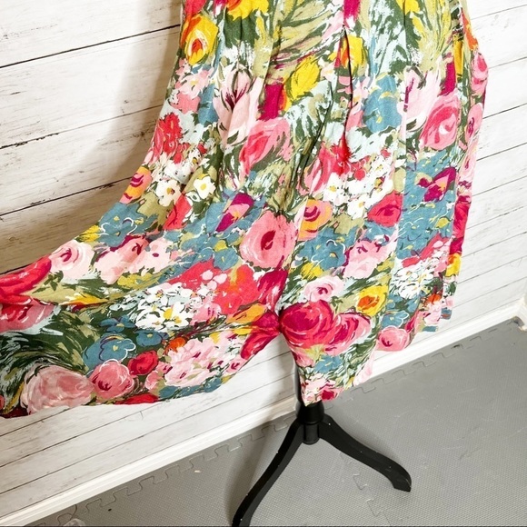 Vintage 80s Floral Go To Pieces Blazer and High Rise Shorts Size Medium - Picture 5 of 8